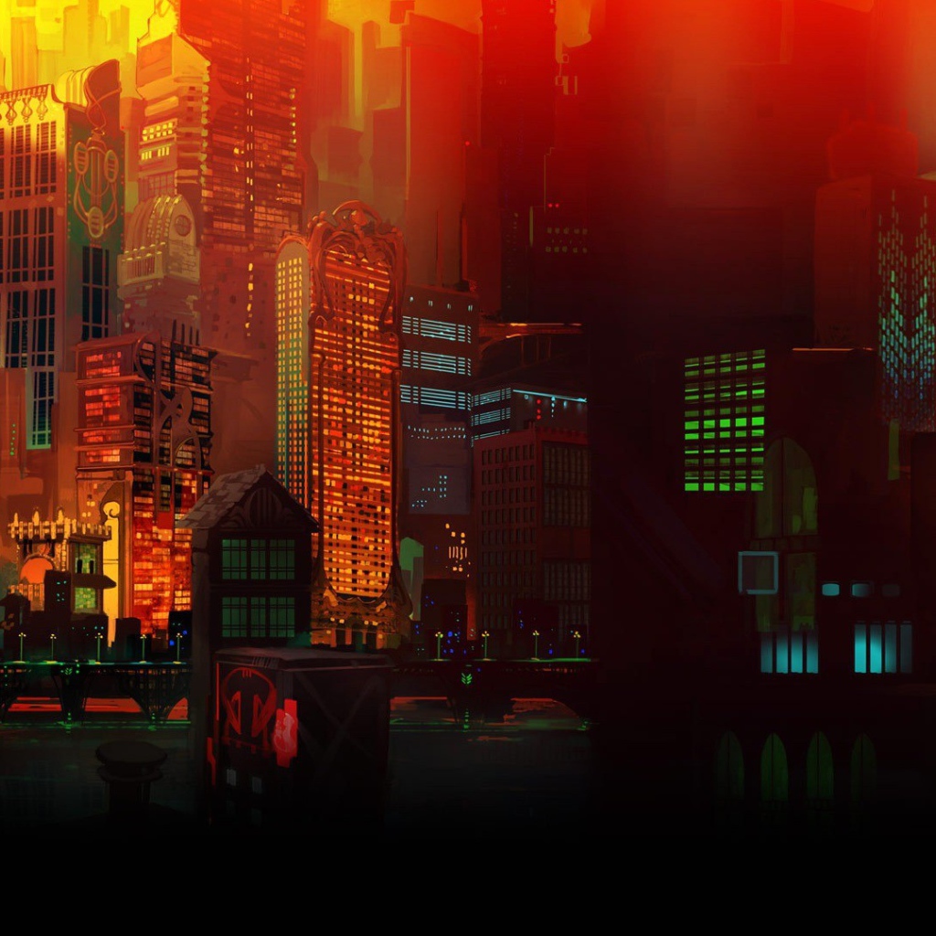 Ночной город, 3Д графика
