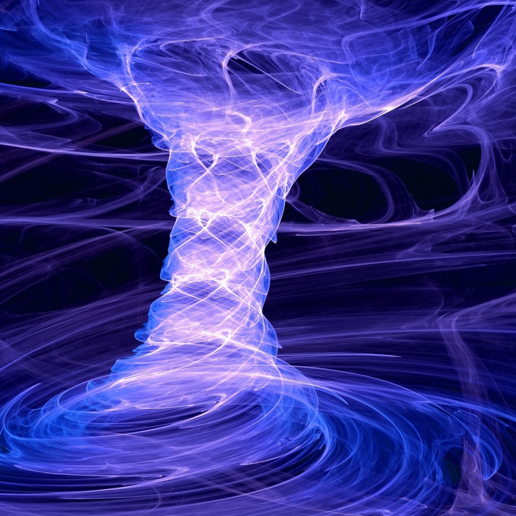 Энергетическое торнадо, 3-Д графика