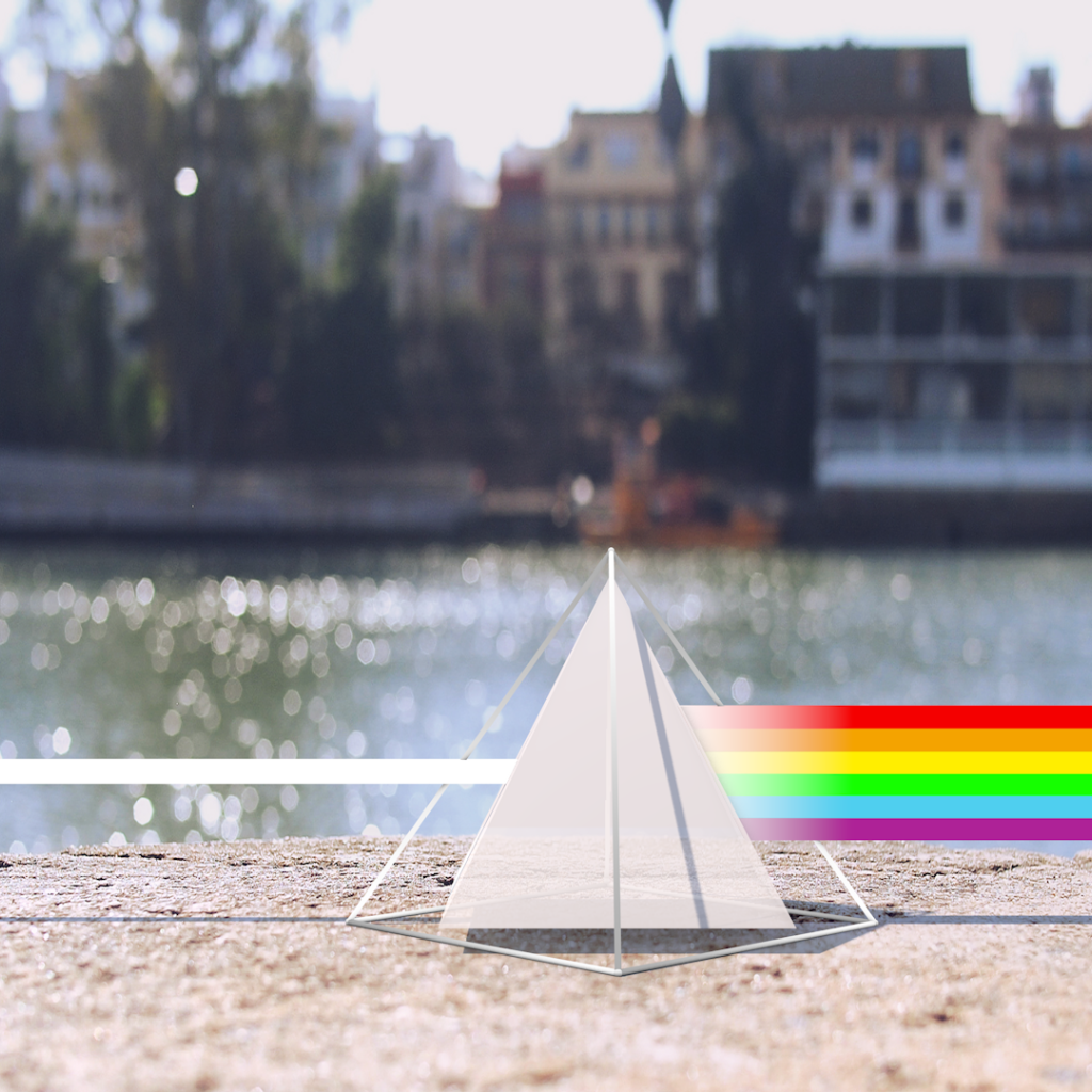 Призма на набережной, 3Д графика