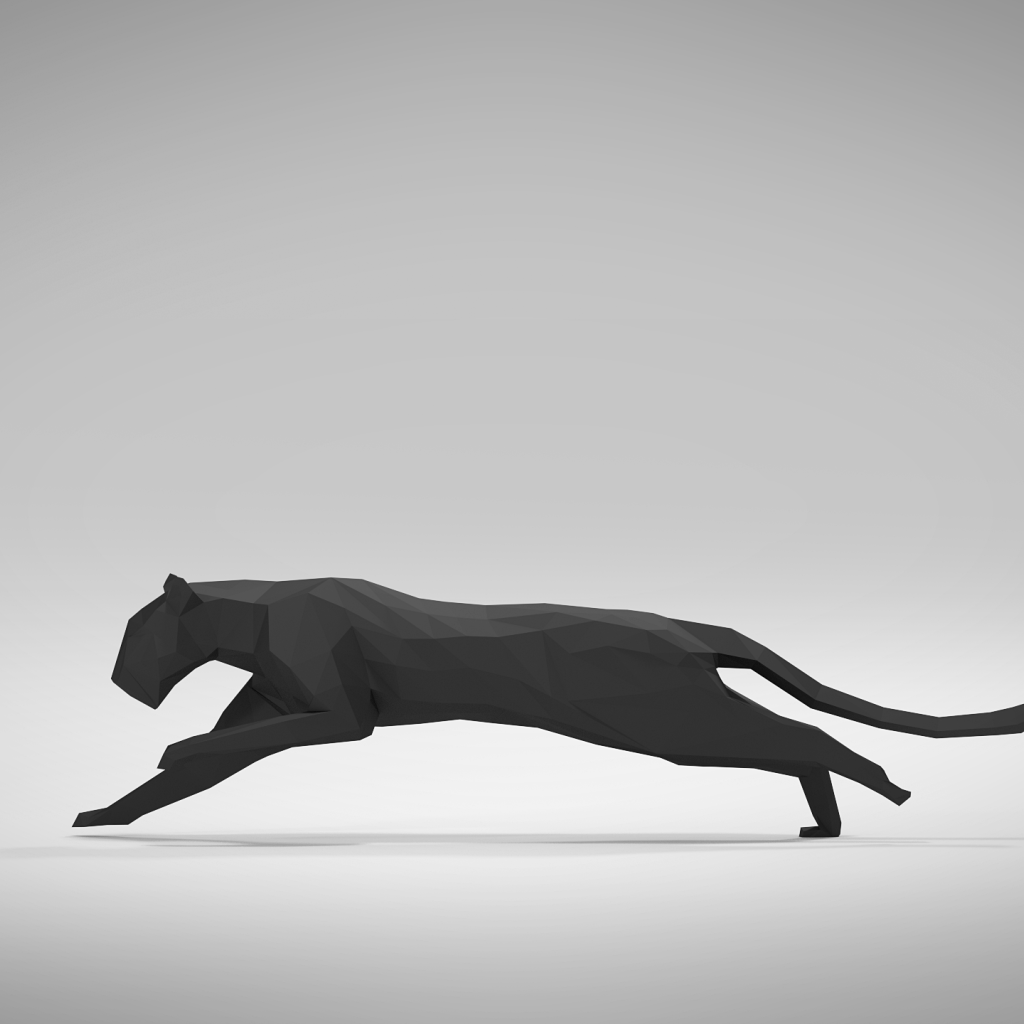 Пума в 3-Д графике