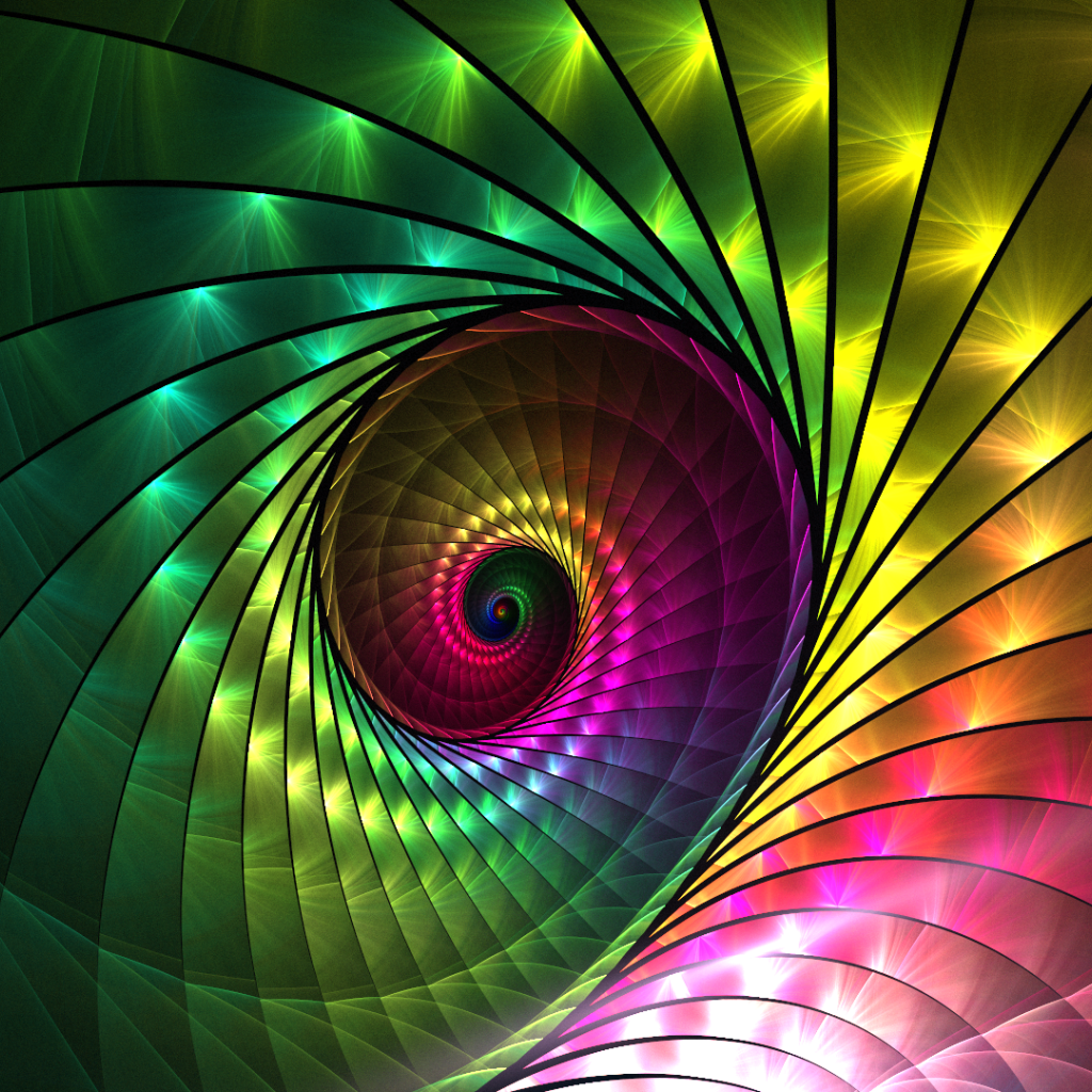 Радужная раковина 3Д