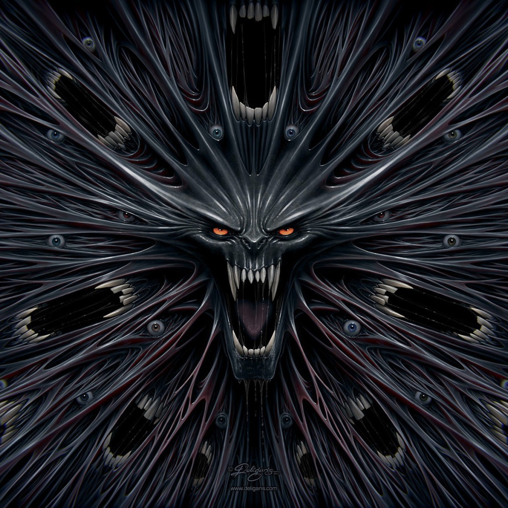 Симметричный фантастический монстр