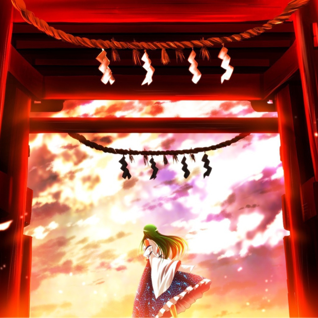 Храм в аниме Touhou Project