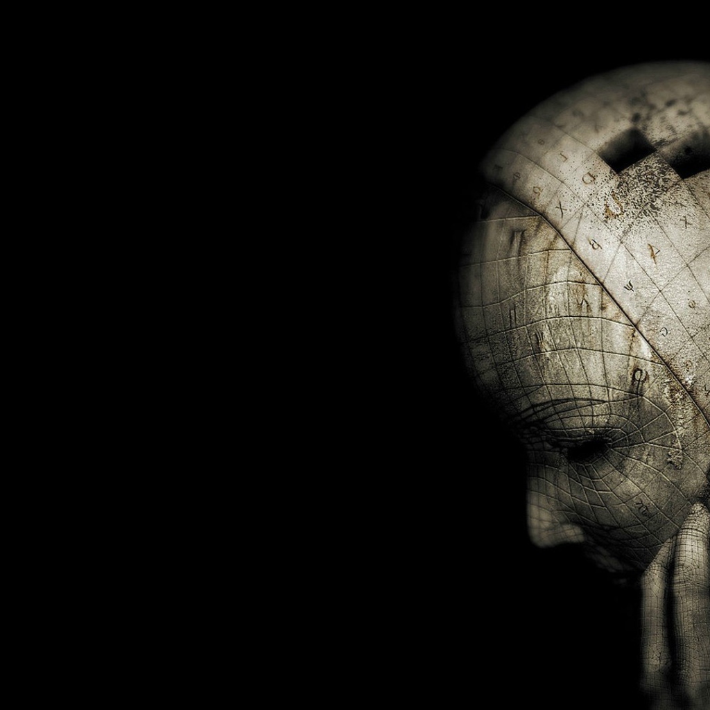 Голова из кубиков, 3Д графика