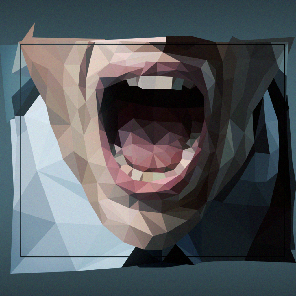 Лицо человека, 3Д графика