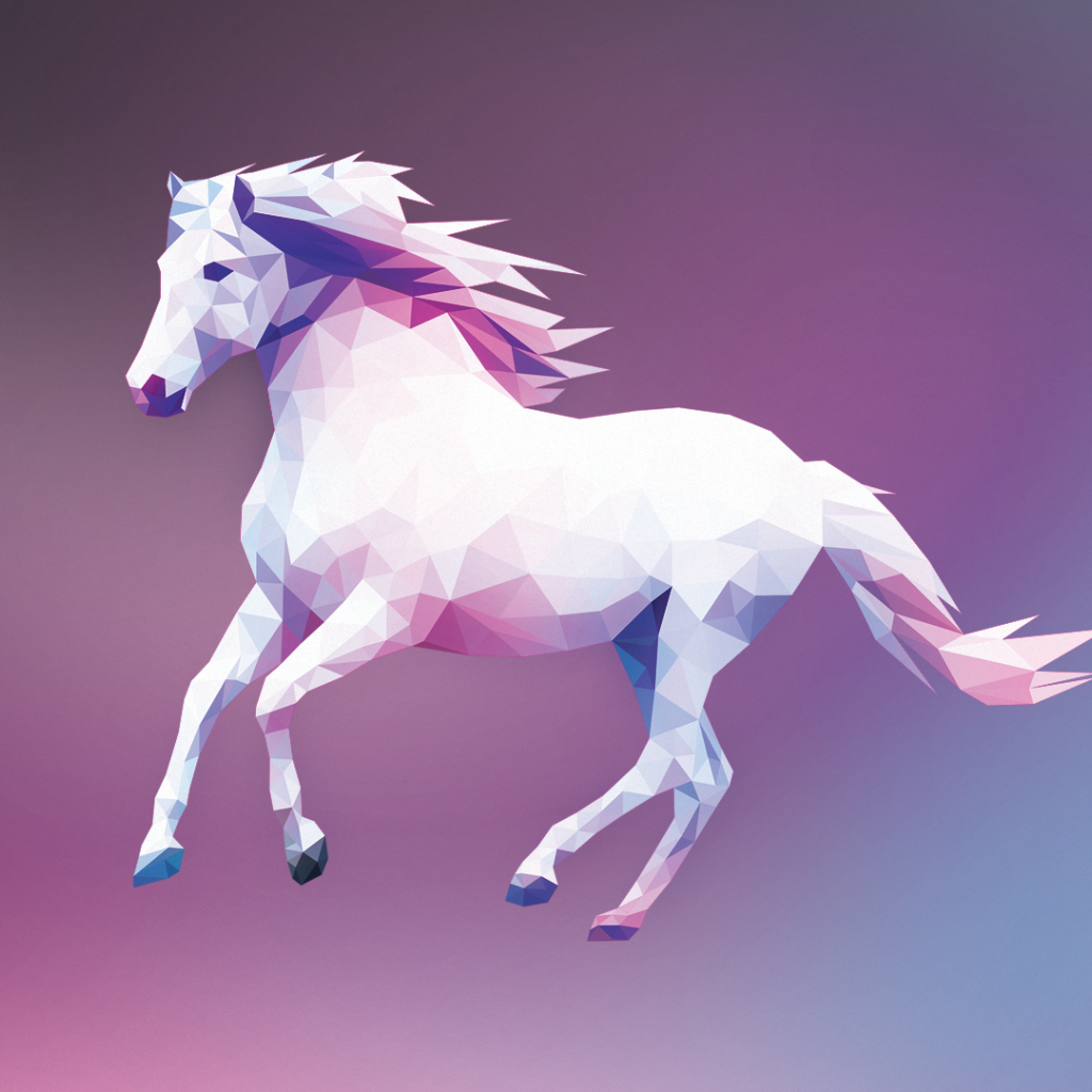 Белый конь, 3Д графика