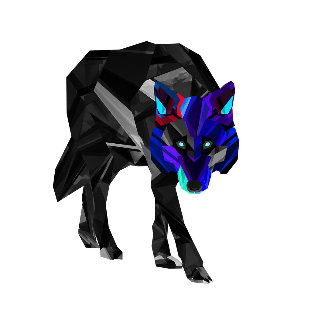 Волк,  3-Д графика