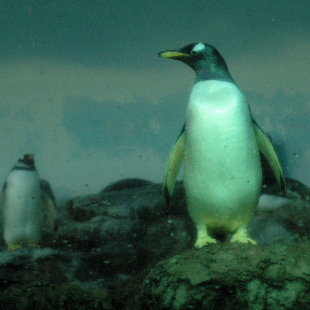 Пингвины на скалах