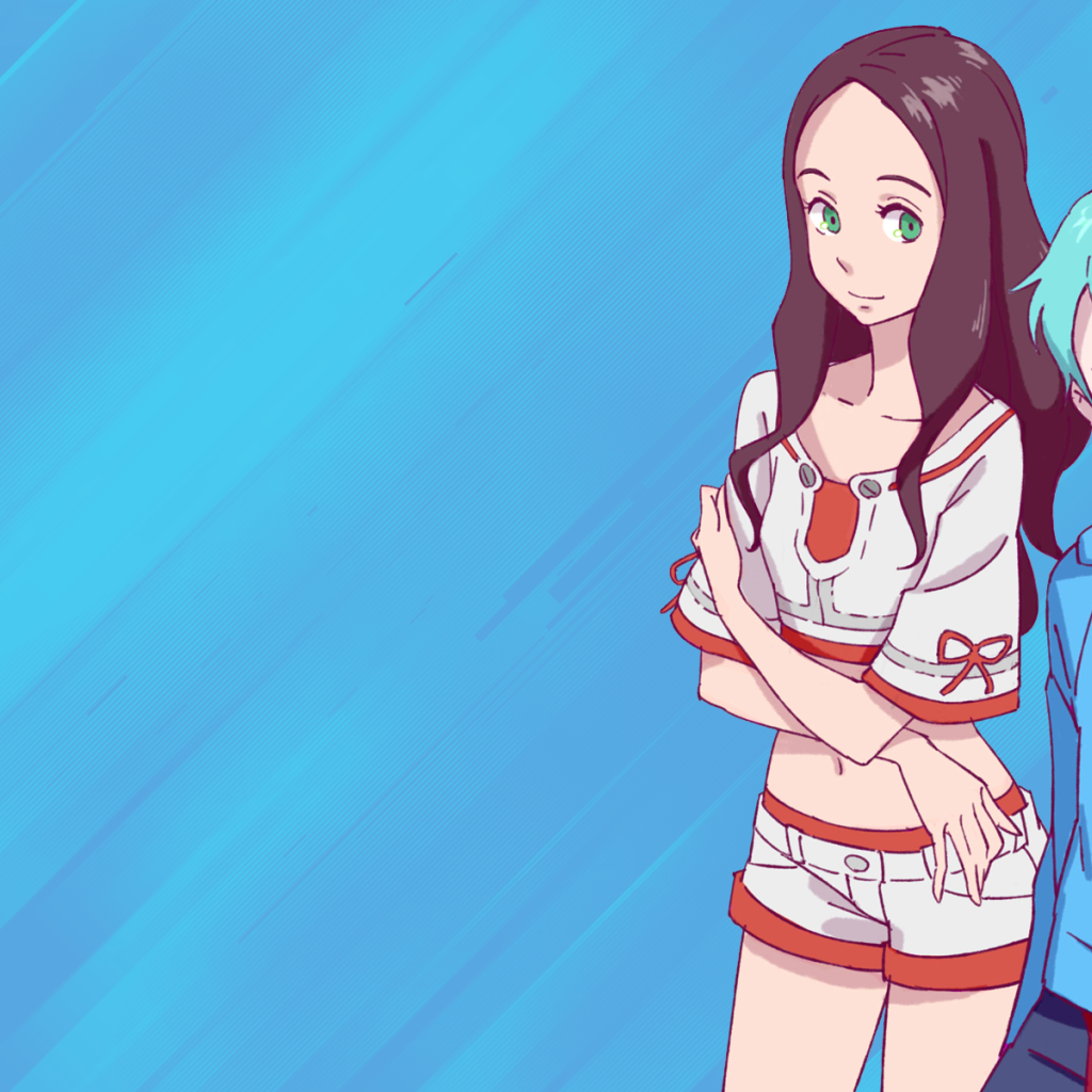 Парень и девушка из аниме Eureka Seven Ao