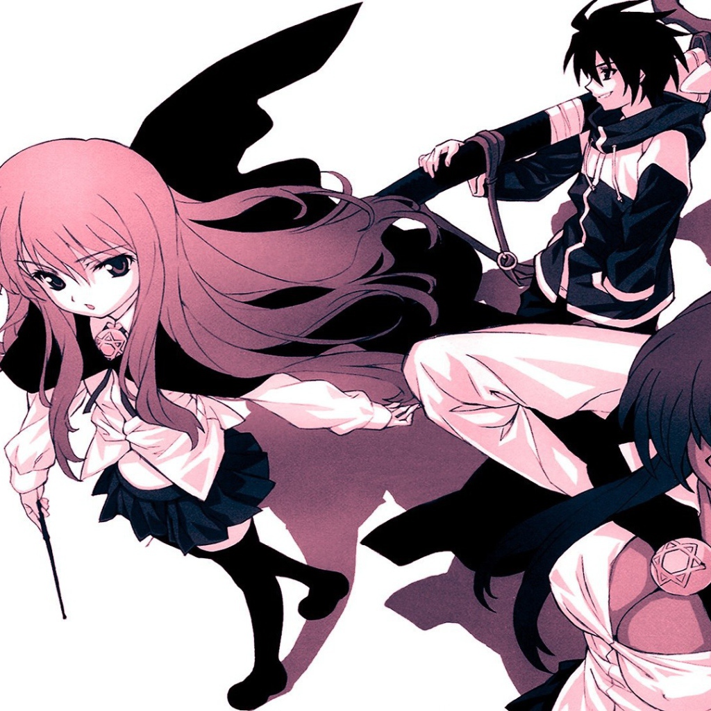 Персонажи аниме Подручный Луизы-Нулизы