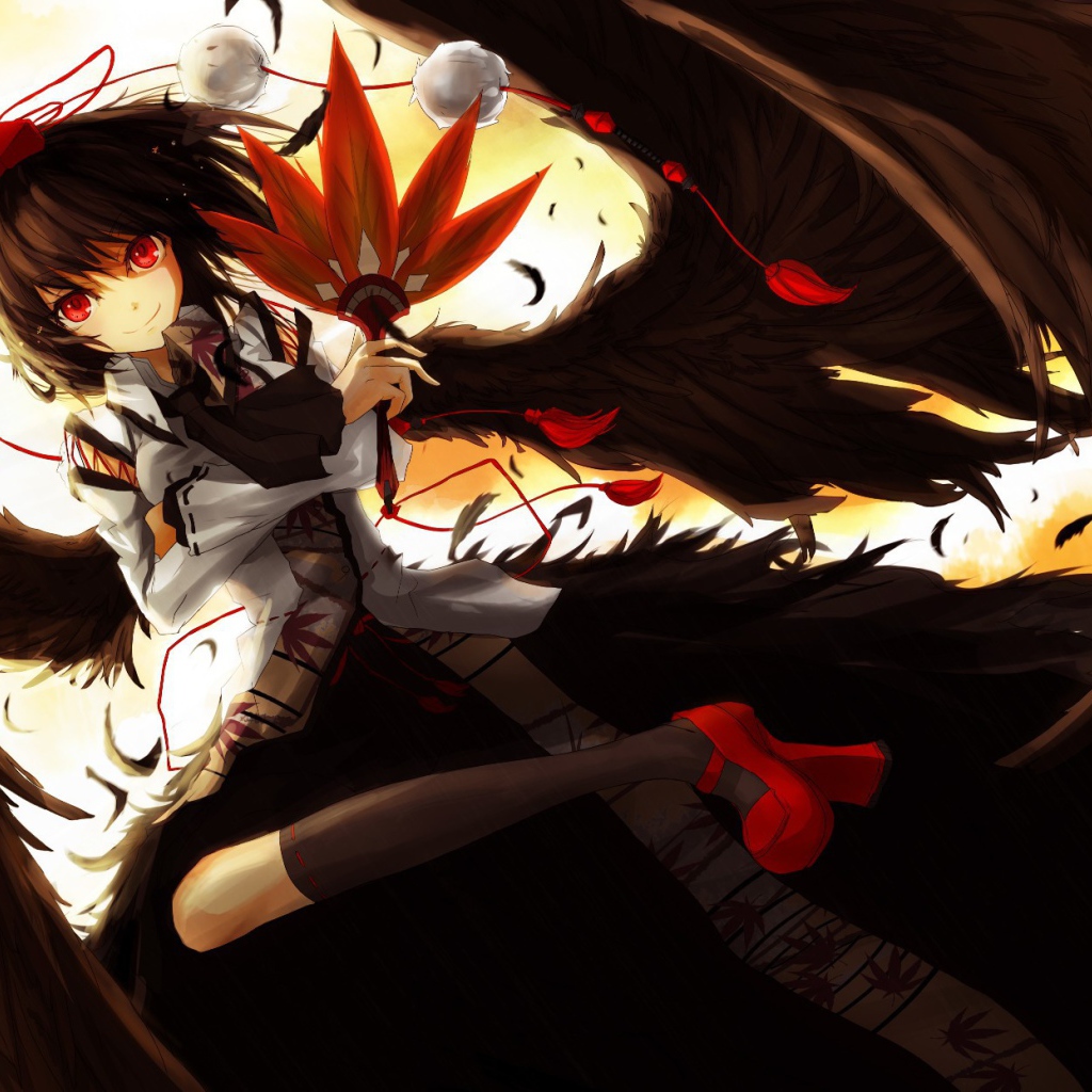 Девушка аниме Shameimaru Aya