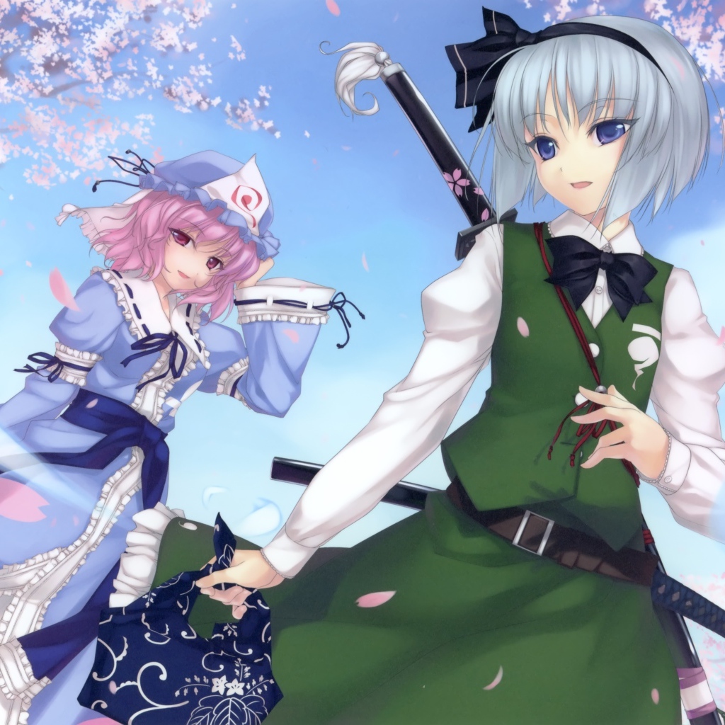 Герои аниме Saigyouji Yuyuko