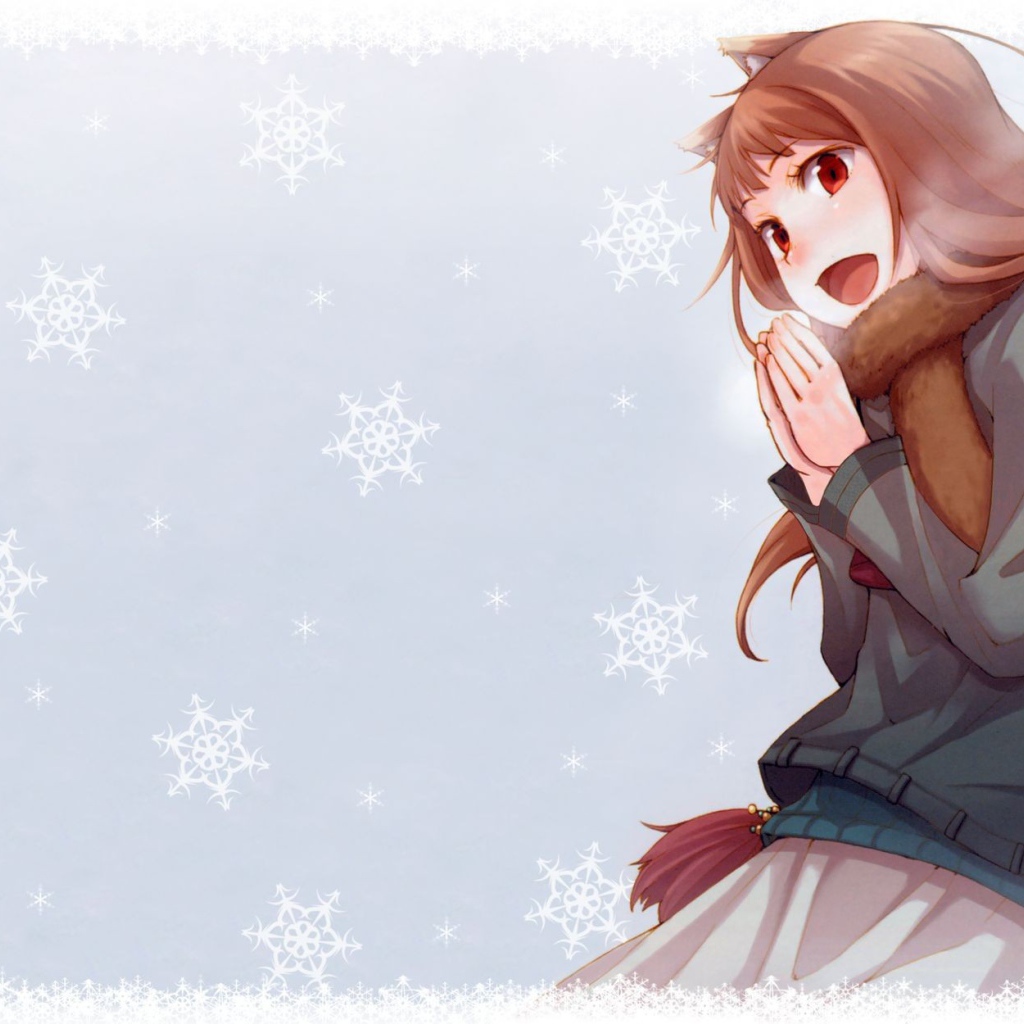 Аниме девушка Холо, Волчица и пряности