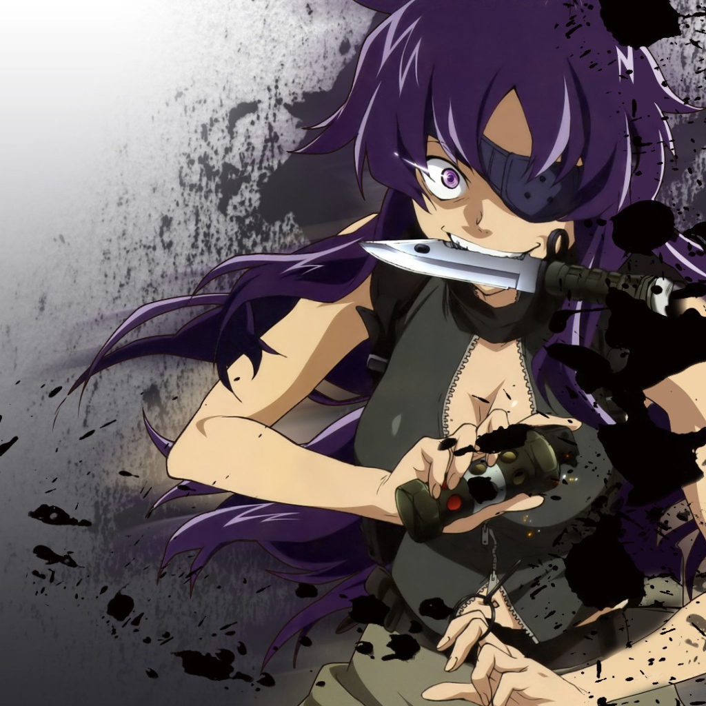 Девушка аниме мираи Никки