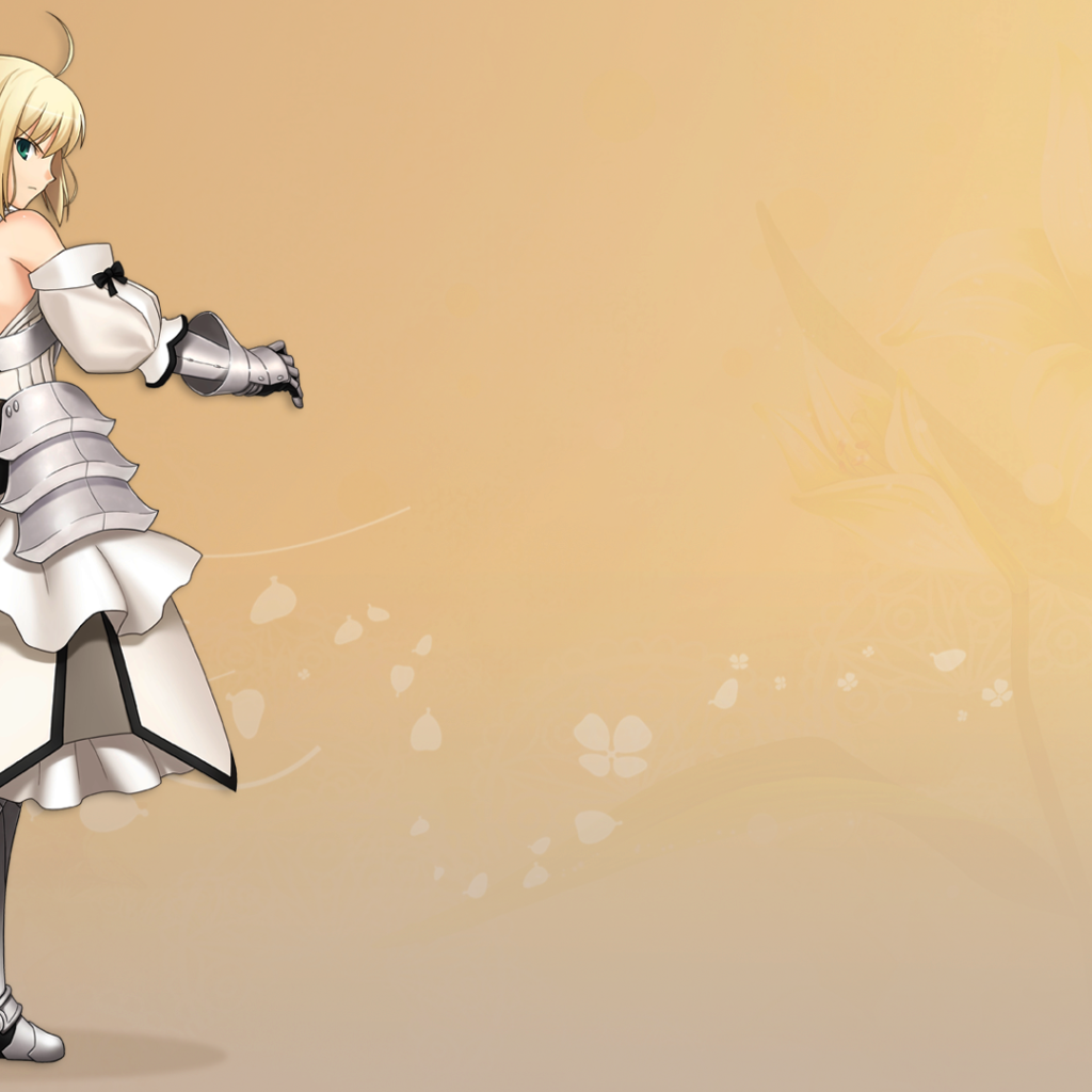 Девушка аниме Сабер Лили