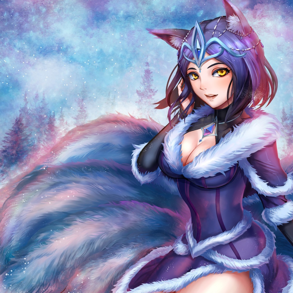 Аниме девушка оборотень