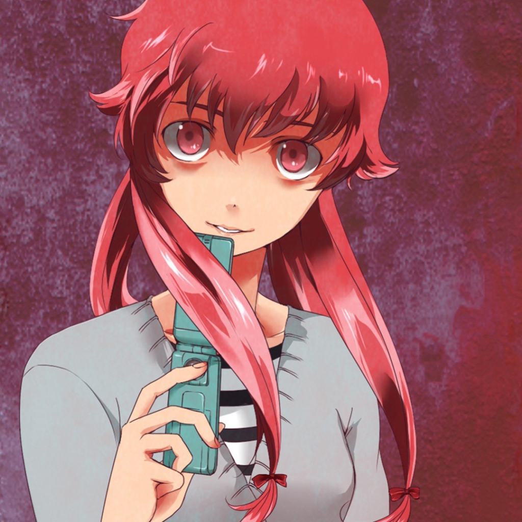 Аниме девушка с телефоном, Яндере