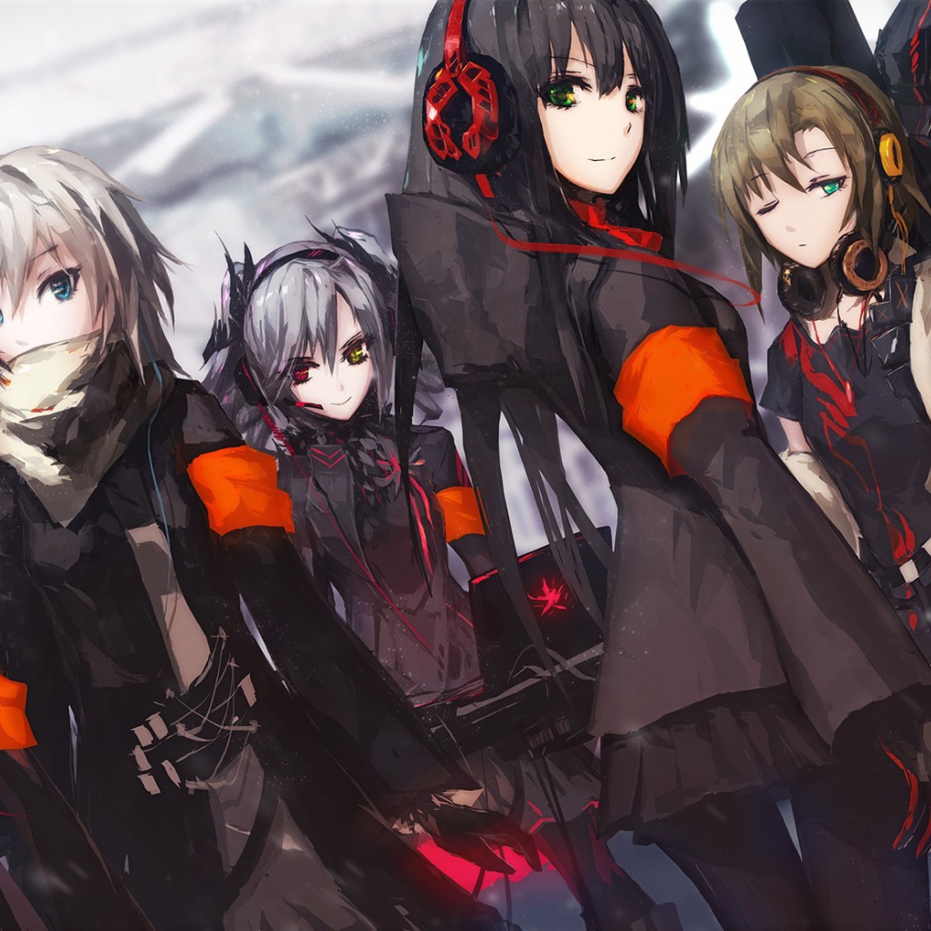 Команда девушек Аниме