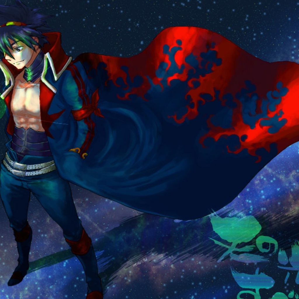 Герой аниме в плаще, Гуррен-Лаганн