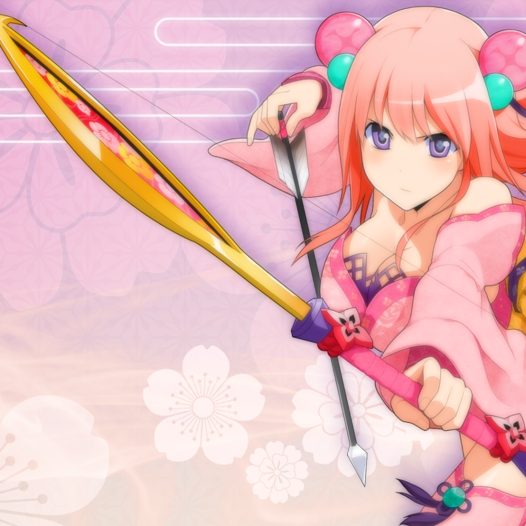 Лучница в аниме Onigirl