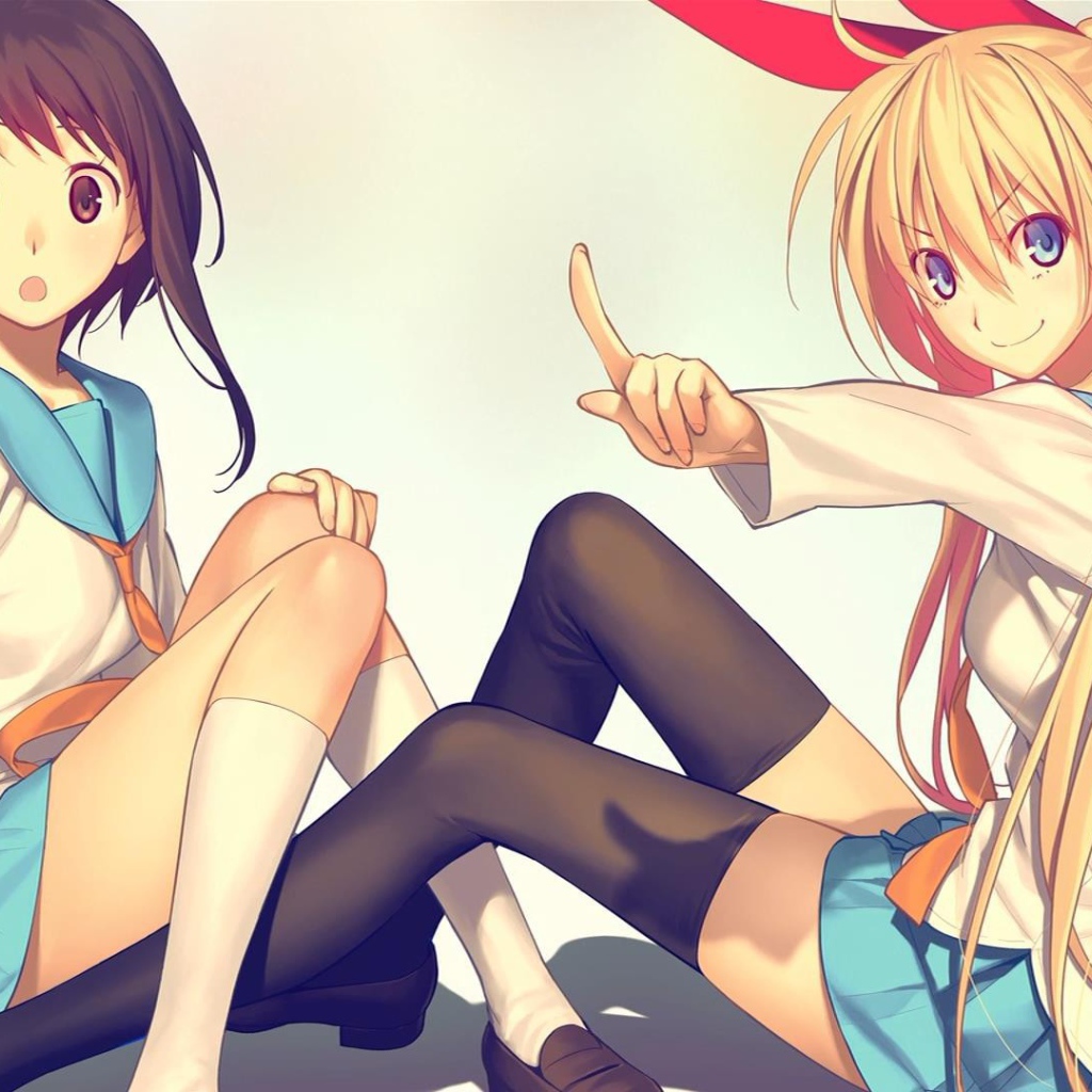 Лучшие подруги из аниме Притворная любовь