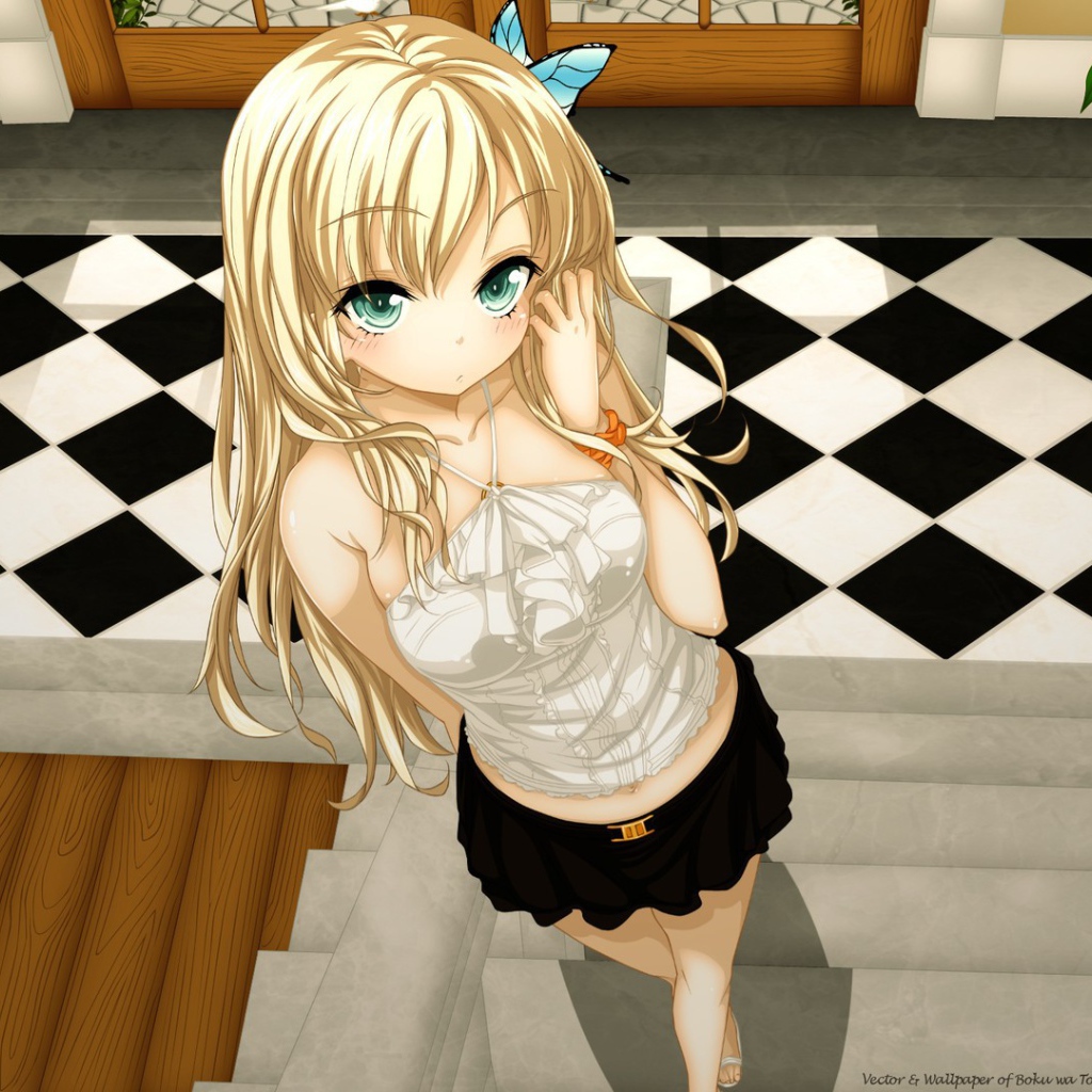 Блондинка в аниме У меня мало друзей