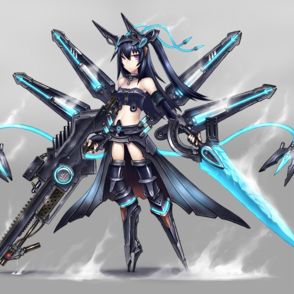 Голубой робот Gia Anime