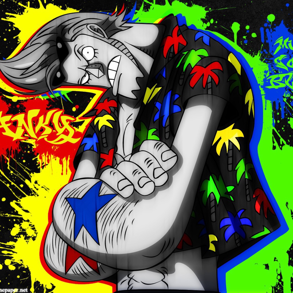 Персонаж Франки из аниме Большой куш