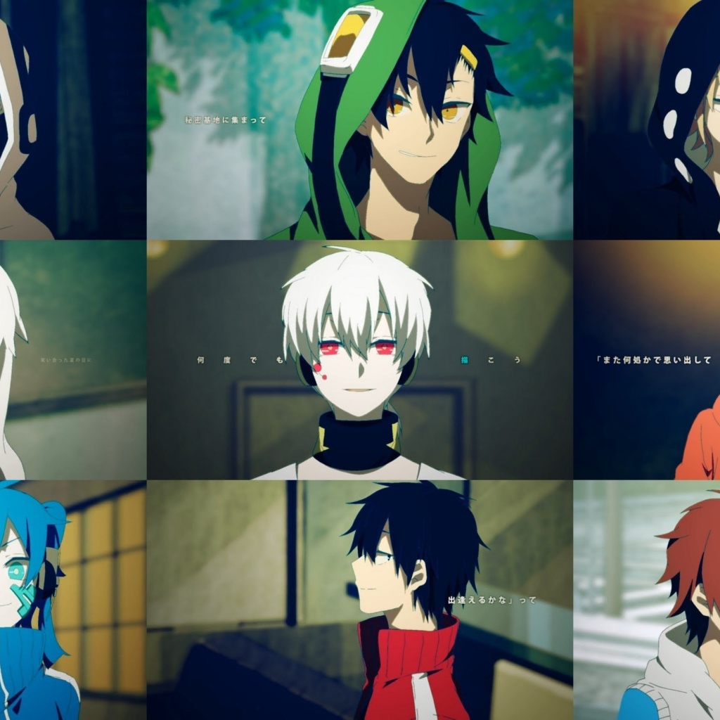 Персонажи манги аниме Kagerou Project