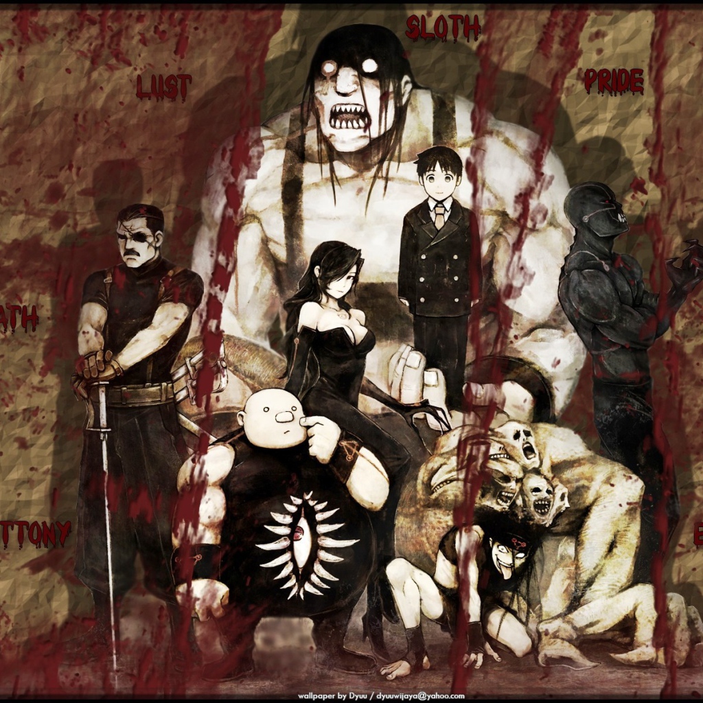 Персонажи из аниме Стальной алхимик