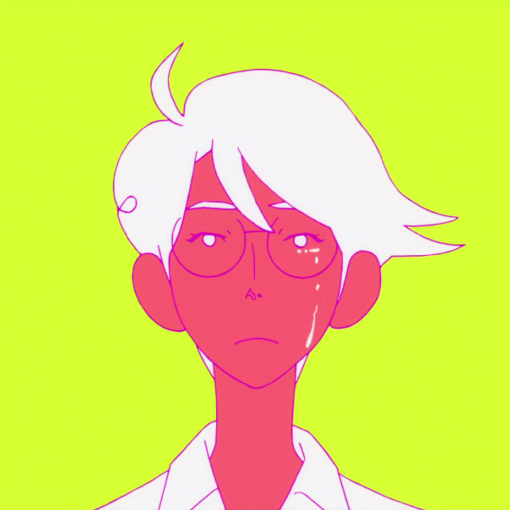 Плачущий персонаж аниме The Tatami Galaxy