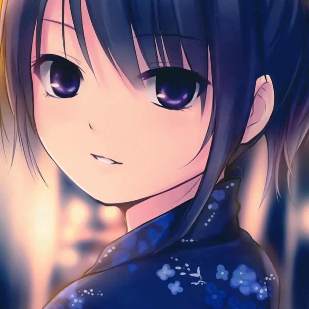 Милая девушка аниме Coffee-Kizoku