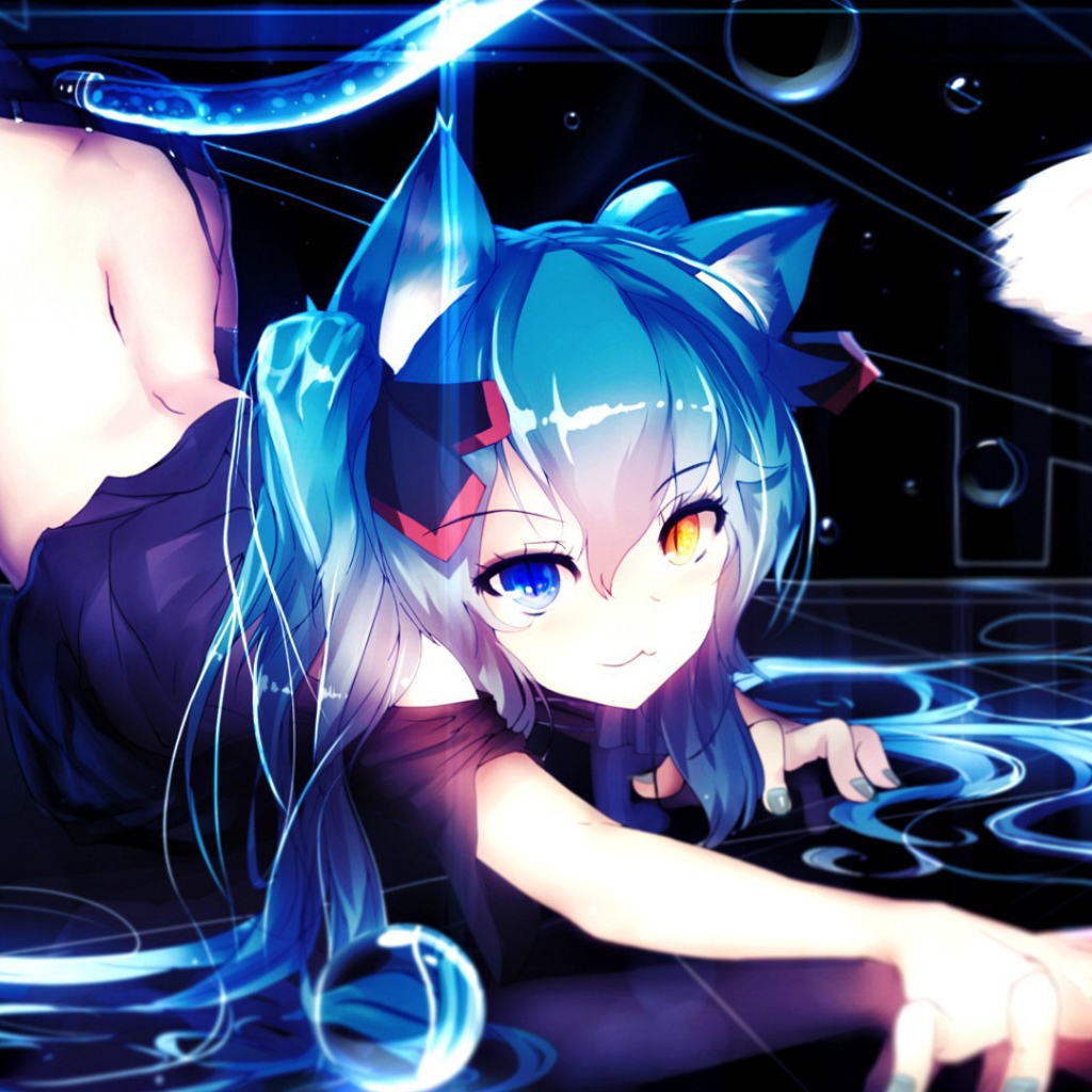 Диджей аниме среди мыльных пузырей