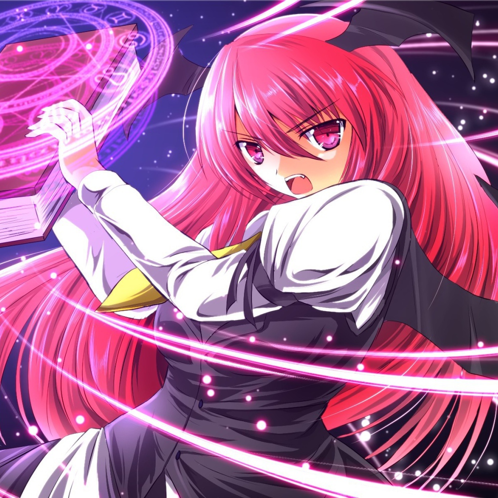 Чародейка аниме с магической книгой