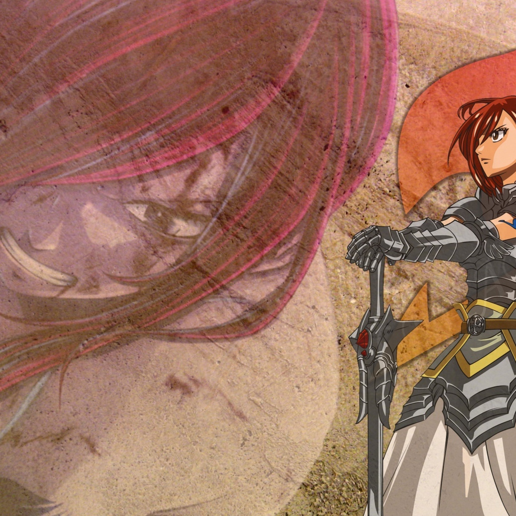 Скарлет Эрза из аниме Сказка о хвосте феи