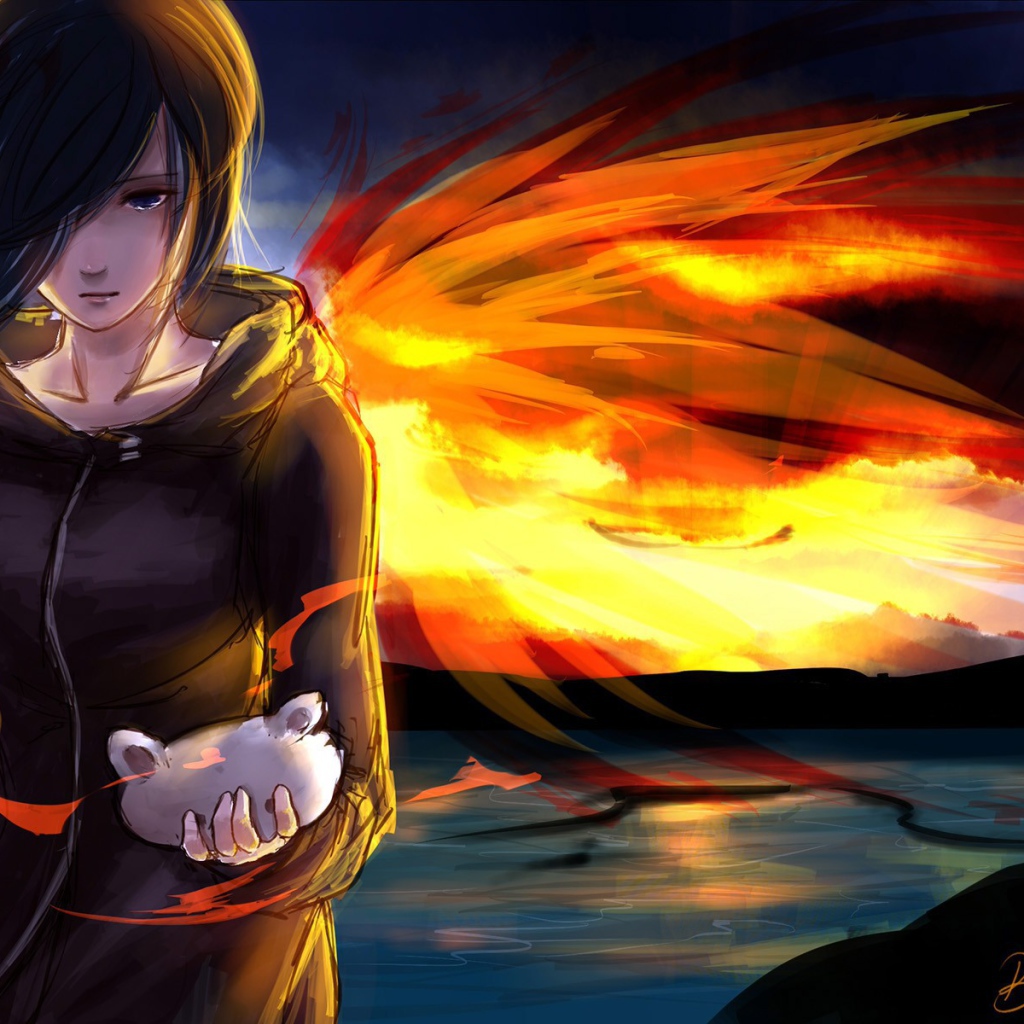 Огненный ангел в аниме Tokyo Ghoul