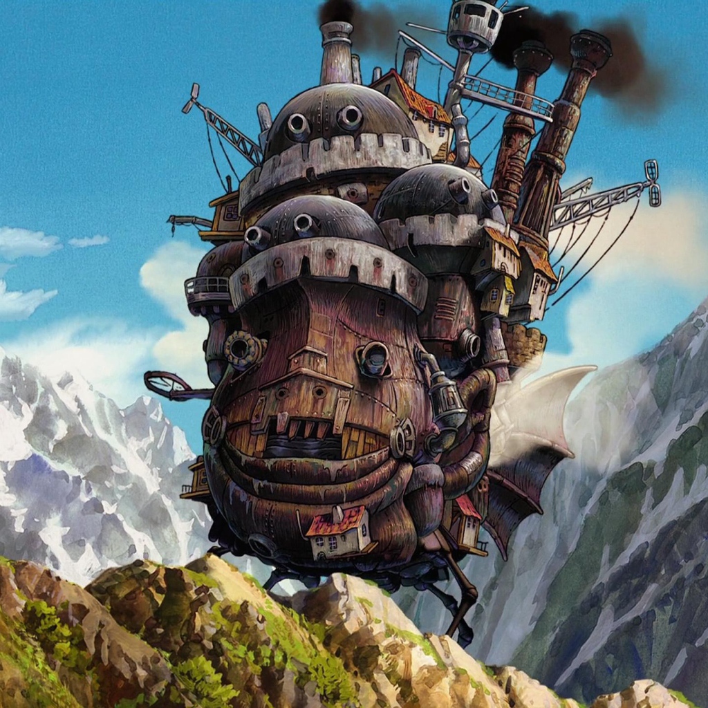 Летающий корабль в аниме Тоторо