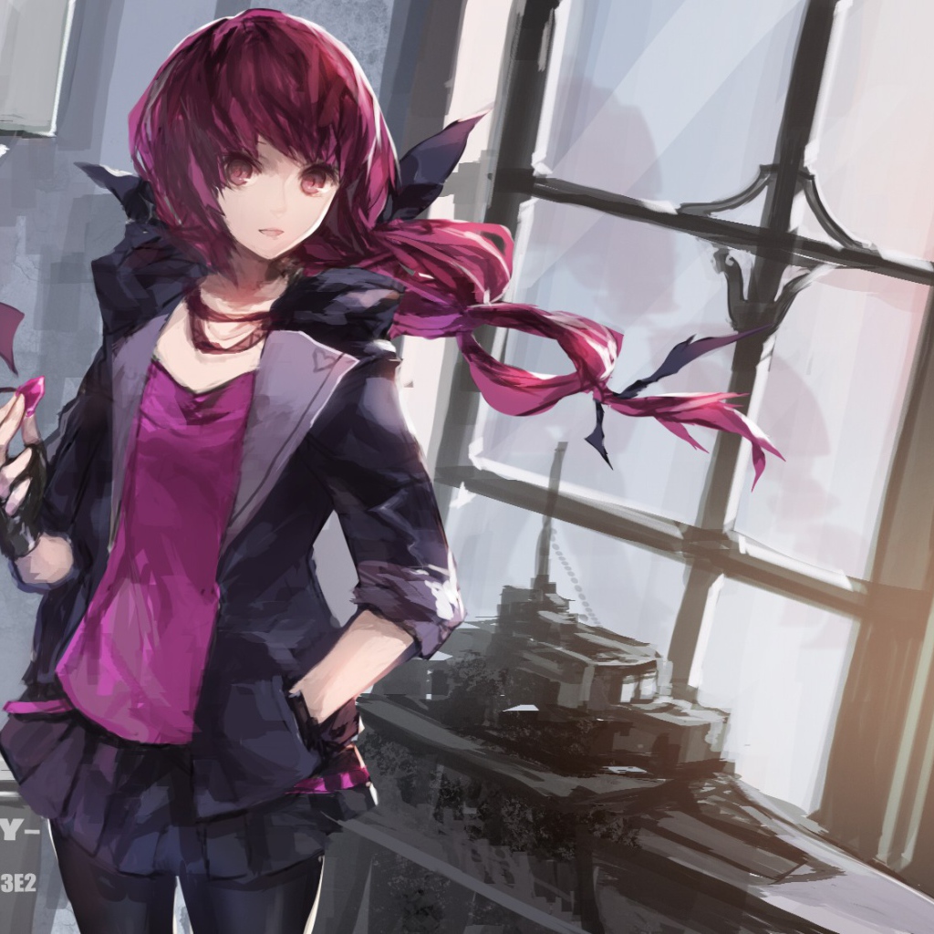 Девушка из аниме Весёлые детки-таблетки