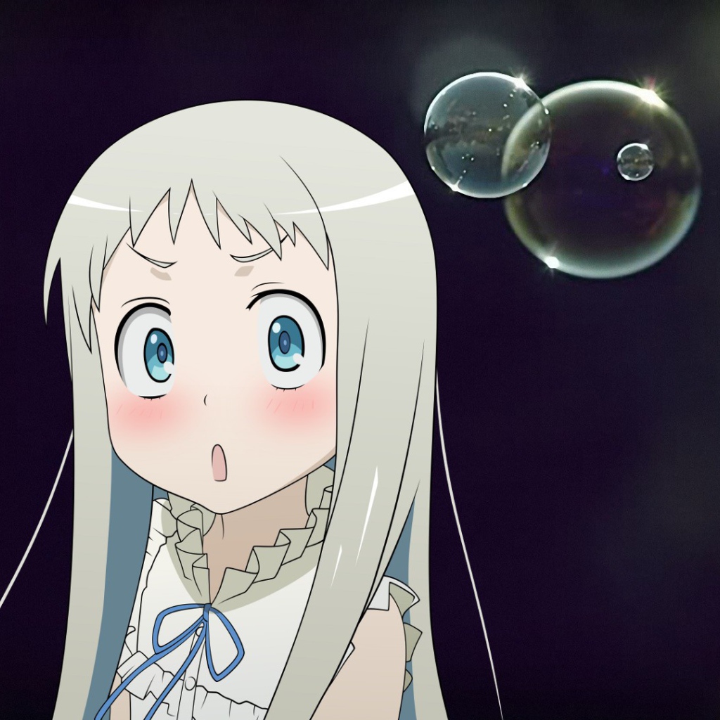 Девушка призрак в аниме Honma Meiko