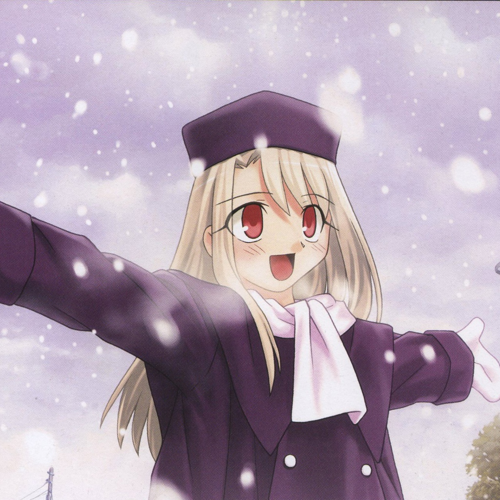 Девушка из аниме Illyasviel von Einzbern