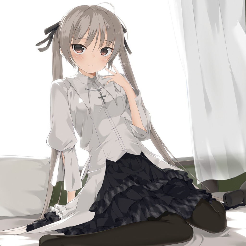 Девушка из аниме Связанные небом