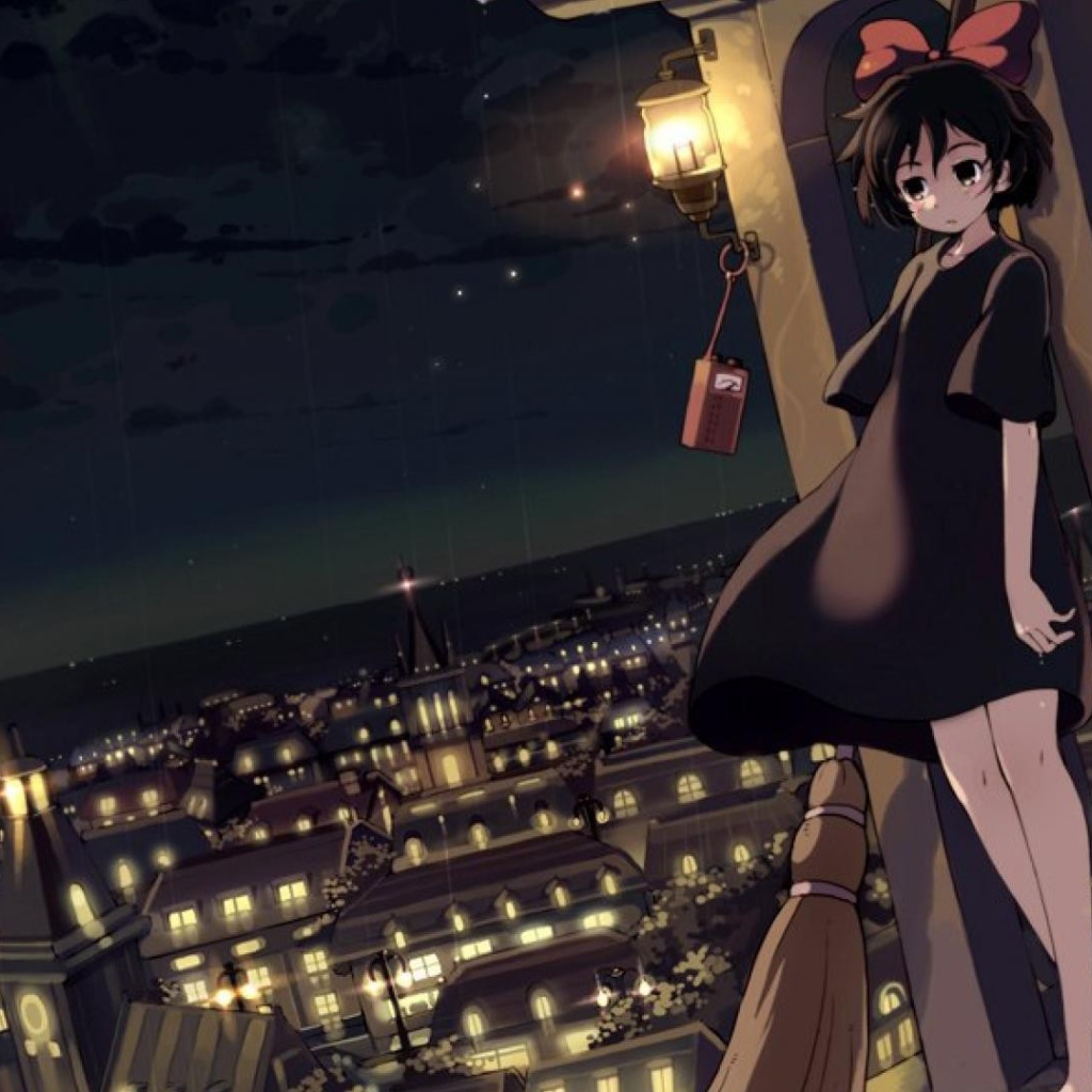 Девушка персонаж аниме Ведьмина служба доставки