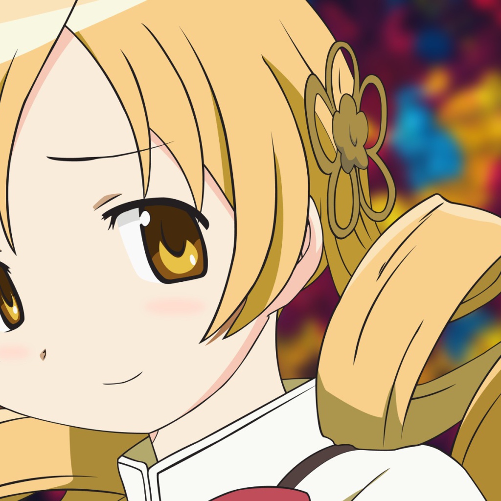 Девочка из аниме Девочка-волшебница Мадока