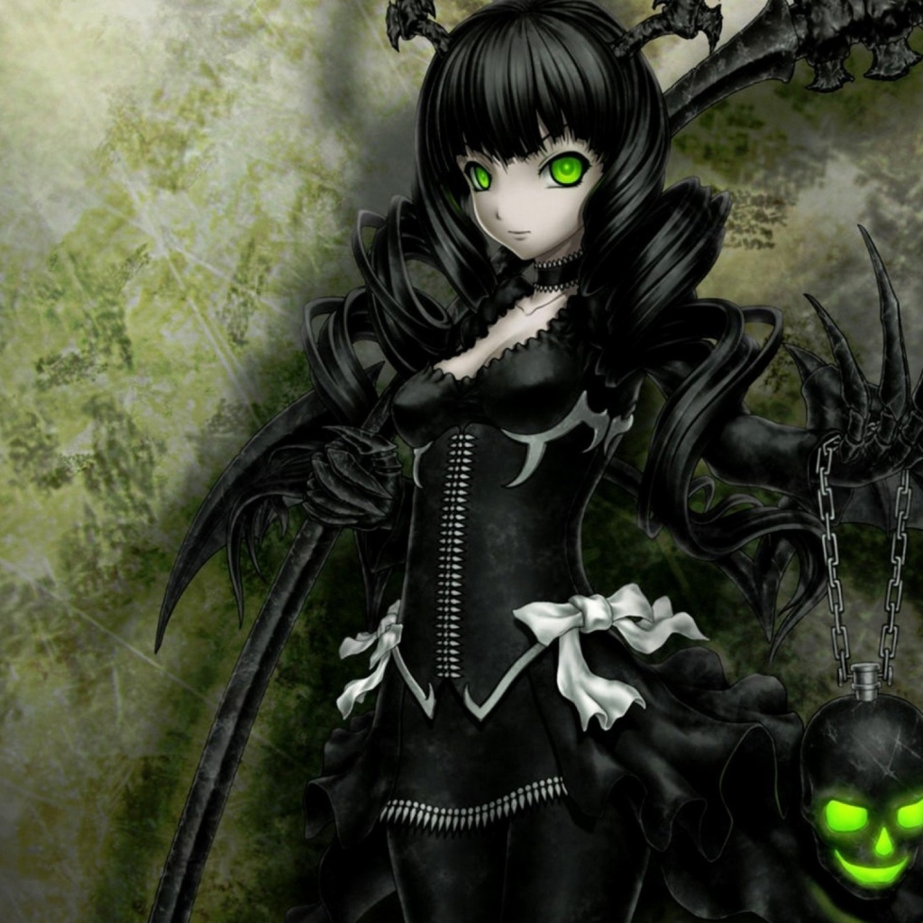 Девушка аниме мастер смерти