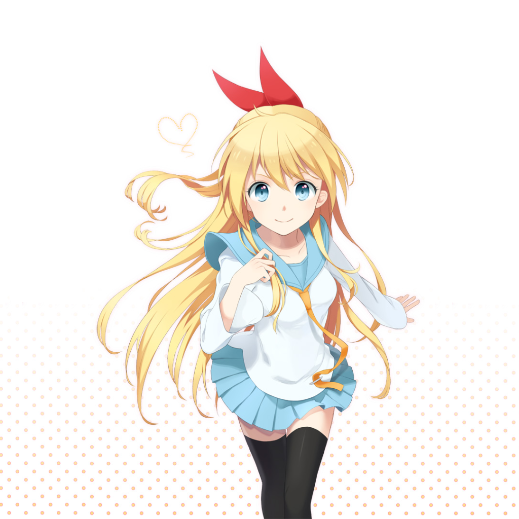 Девушка на белом фоне, аниме Притворная любовь