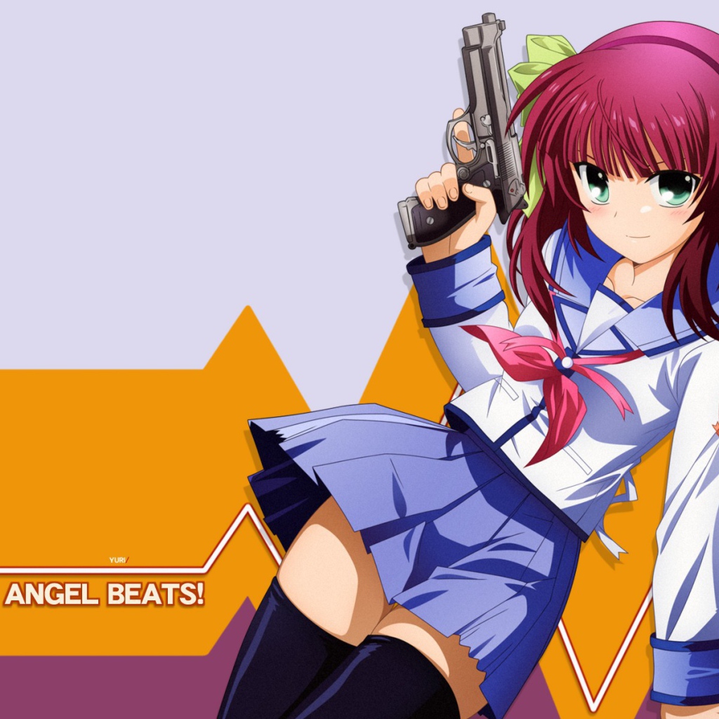 Девушка с пистолетом, аниме Ангельские ритмы