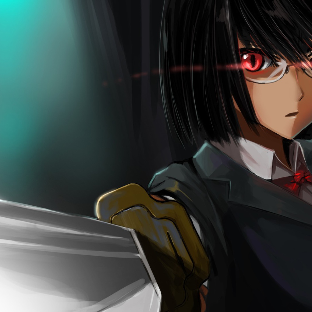 Девушка с мечом в аниме Дюрарара!!