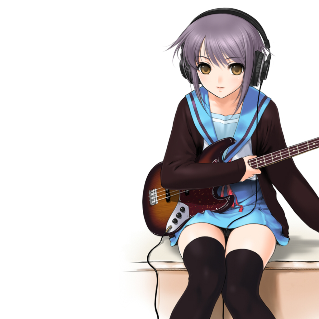 Девушка с гитарой Харухи Судзумия