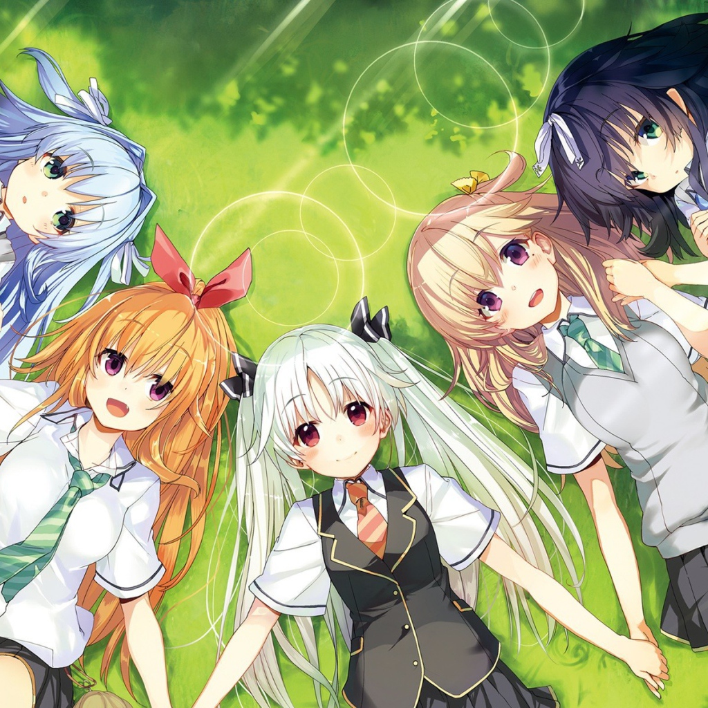 Подружки аниме Связанные небом