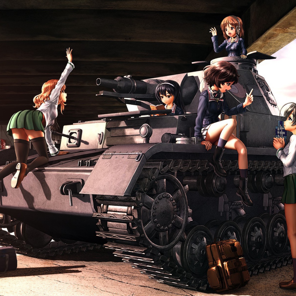 Девушки из аниме Танкистки